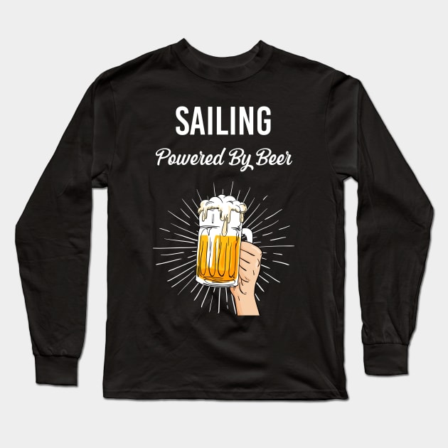 Beer Sailing Long Sleeve T-Shirt by Happy Life